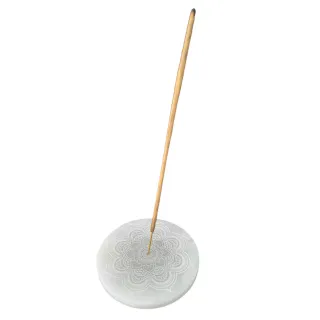 Mandala Incense Stick Holder - Alabaster