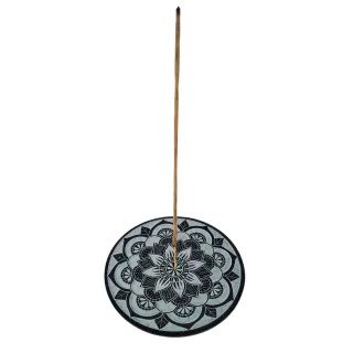 Mandala incense sticks soap stone holder