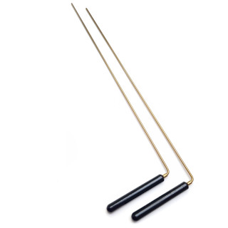 Radiestezijska L antena z lesenimi ročaji 38 cm