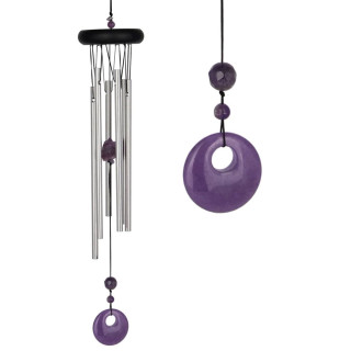 Vetrni zvon Woodstock Chakra chimes - Amethyst - Ametist CCAM