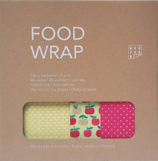 Food Wrap Apple - ekološke povoščene krpice za shranjevanje hrane