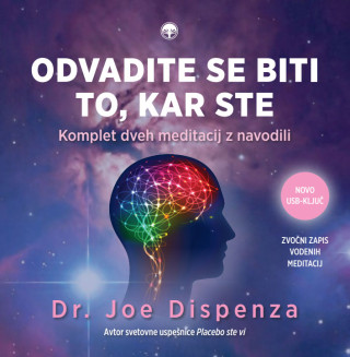 USB ključek s kompletom zvočnih vodenih meditacij dr. Joeja Dispenze za nevrološko preobrazbo in osebno rast.