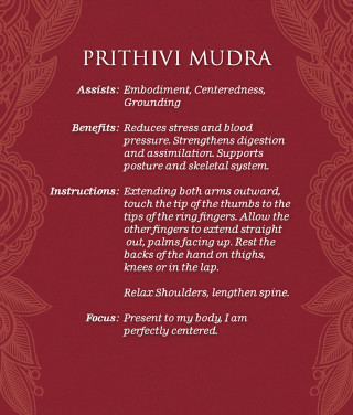 Karte Mudras for awakening the energy body