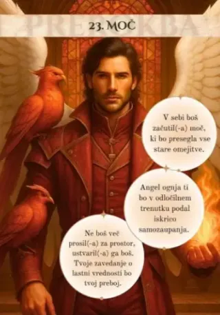 Angeli prerokbe - karte, Moč
