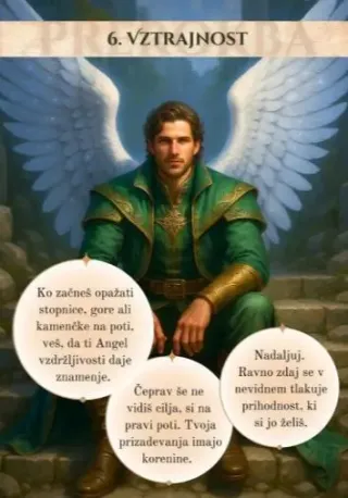 Angeli prerokbe - karte, Vztrajnost