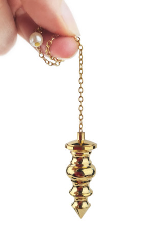 Pendulum India - gold-plated 4 cm