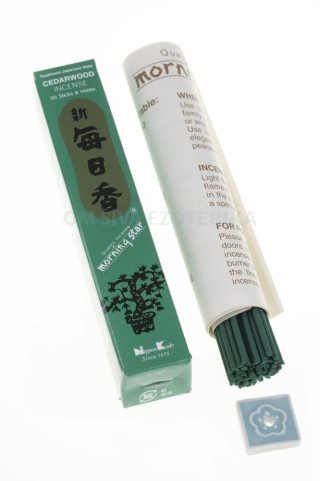 Japanese incense sticks Morning star Cedarwood
