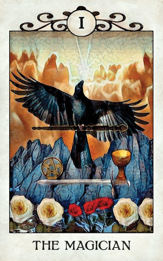 Karte Crow tarot