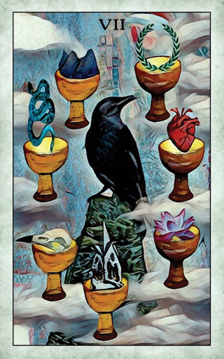 Karte Crow tarot