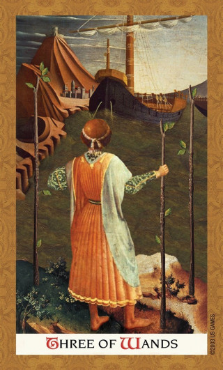 Karte Golden tarot by Kat Black