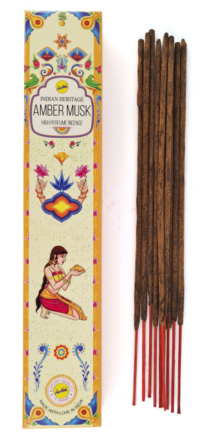 Dišeče palčke Indian Heritage - Amber Musk 15 g