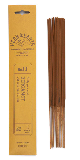 Japanese incense sticks Herb &amp; Earth - Bergamot