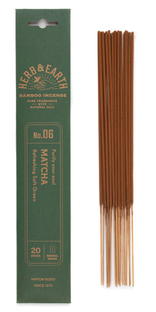 Japanese incense sticks Herb &amp; Earth - Matcha