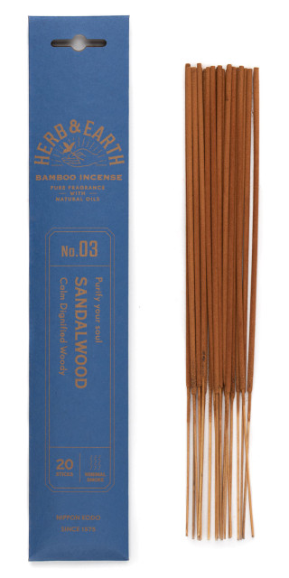 Japanese incense sticks Herb &amp; Earth - Sandalwood