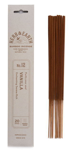 Japanese incense sticks Herb &amp; Earth - Vanilla