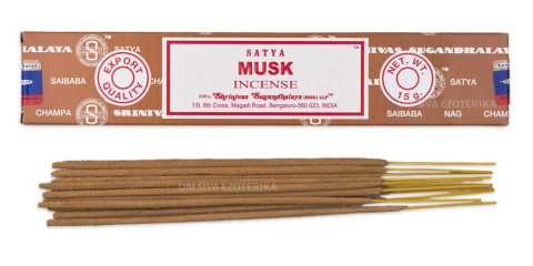 Rjava embalaža dišečih palčk Satya Musk, 15 g