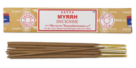 Dišeče palčke Satya Myrrh - Mira 15 g