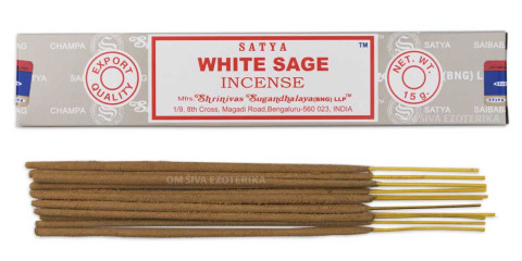 Dišeče palčke Satya White sage - Beli žajbelj 15 g