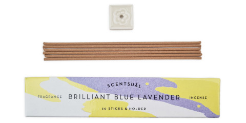 Japonske dišeče palčke Scentsual Brilliant Blue Lavender - Brilijantno modra sivka