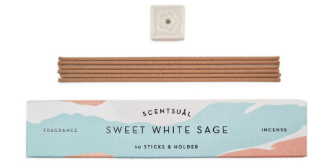 Japonske dišeče palčke Scentsual Sweet White sage - Sladki beli žajbelj