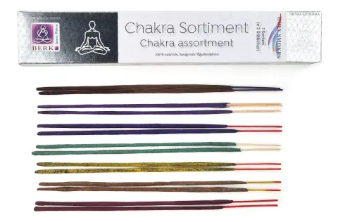 Komplet naravnih dišečih palčk za 7 čaker Chakra sortiment