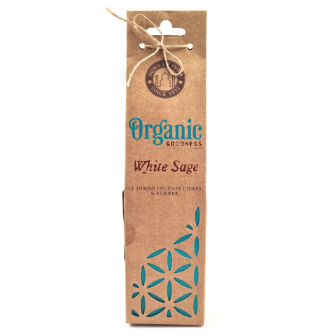 Incense cones of Organic Goodness - White sage