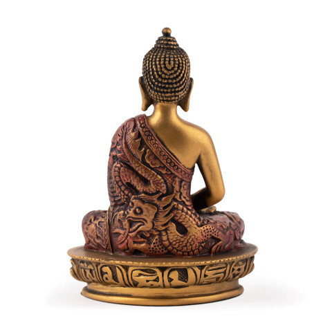 Kip Buda v meditaciji 13 cm, zadaj