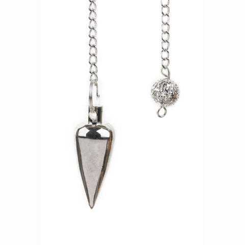 Radiestezijsko nihalo Mandelj, posrebreno