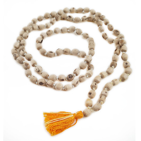 Mala meditacijska ogrlica tulsi, 108 zrn