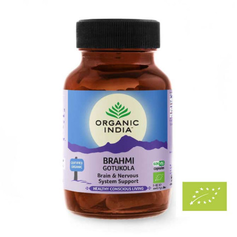 Brahmi kapsule – bio prehransko dopolnilo, Organic India, 60 kapsul