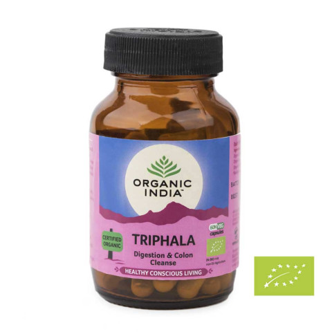 Triphala – ekološko prehransko dopolnilo, kapsule, 60 kapsul Organic India