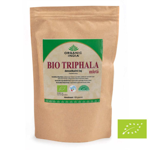 Triphala v prahu – ekološko prehransko dopolnilo, Organic India (100 g)