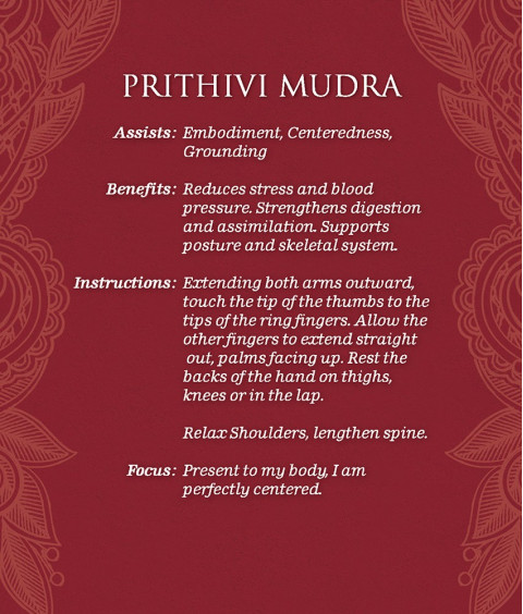 Karte Mudras for Awakening the Energy Body