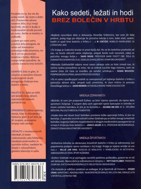 Rešite se bolečin v hrbtu v osmih korakih