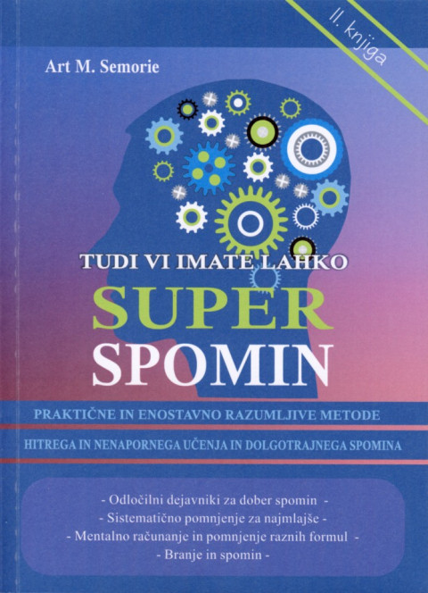 Tudi vi imate lahko super spomin II. knjiga
