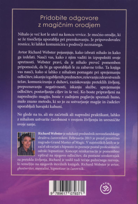 Magija z nihalom za začetnike, zadnja stran