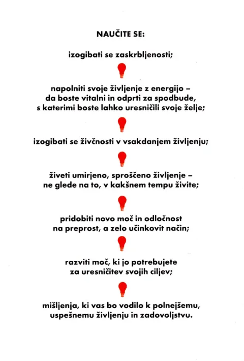 Moč pozitivnega mišljenja - zadaj