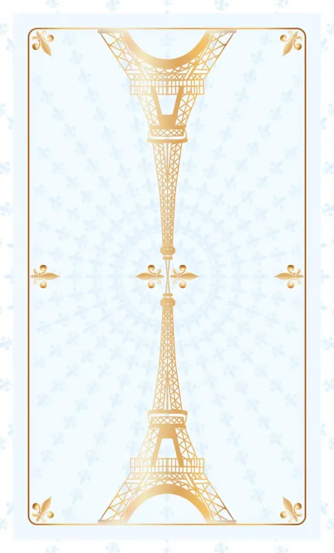 Karte Lenormand de Paris, zadnja stran