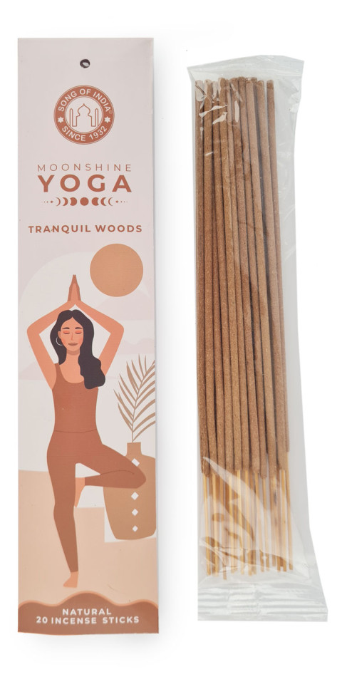 Dišeče palčke Moonshine Yoga Tranquil Woods, pakiranje 22 g.