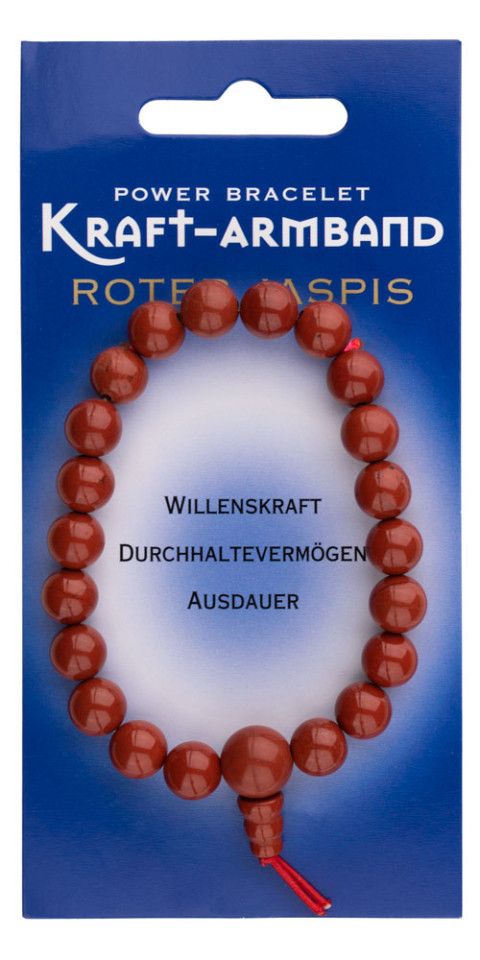 Energijska zapestnica moči Rdeči jaspis (Power Bracelet)