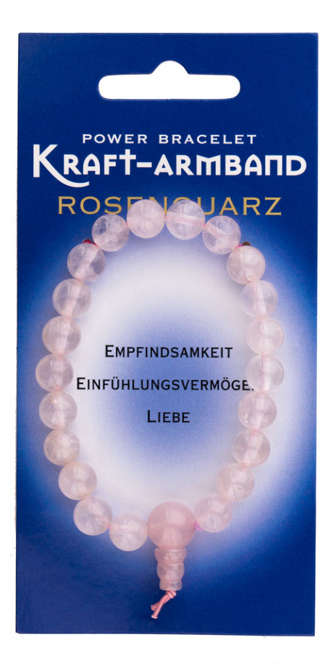 Energijska zapestnica moči Roževec (Power Bracelet) – 8 mm kroglice