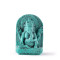 Ganesha statue - turquoise, miniature 4 cm