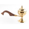 Incense burner with wooden handle Selena, smaller