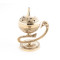 Brass incense burner, Swan