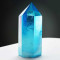 Kristal Aqua aura polirana špica