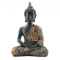 Kip Buda v meditaciji, antika finiš, tajski 14 cm
