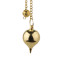 Drop shaped brass pendulum