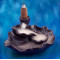 Smoke fountain for &#039;backflow&#039; incense cones, Lotus