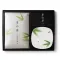 Gift set - Yume-No-Yume - Bamboo leaf - incense sticks and ceramic holder