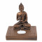 Buddha statue pedestial with candle holder